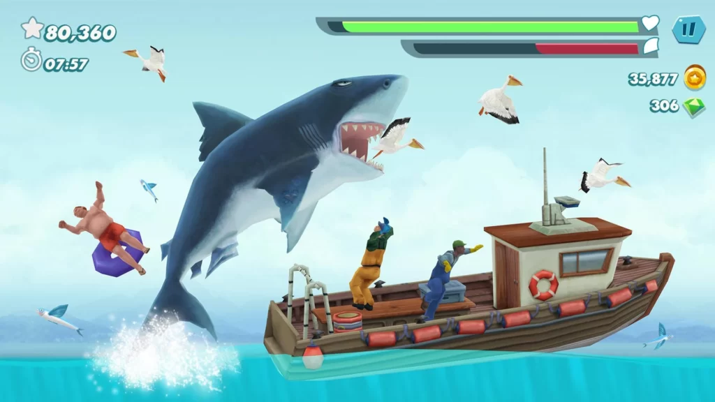 hungry shark mod apk unlimited coins